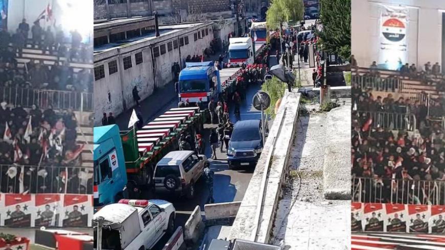 بالشاحنات: ميليشيا "لواء القدس" تشيّع 46 عنصراً غربي حلب