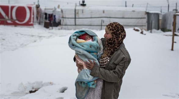 وفاة أربعة لاجئين سوريين بينهم أطفال جرّاء البرد في لبنان