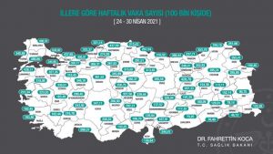 وزير الصحة التركي يكشف عن عدد الإصابات بكورونا في الولايات التركية