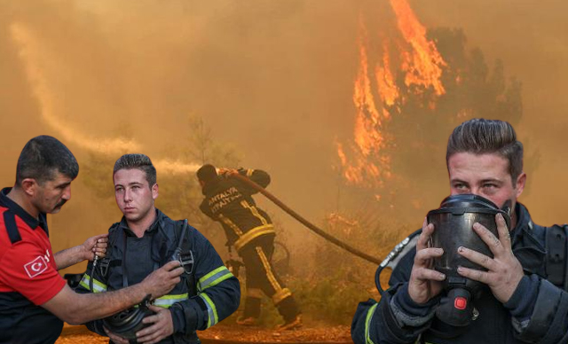 رجل إطفاء تركي يلغي شهر العسل وركض نحو النار