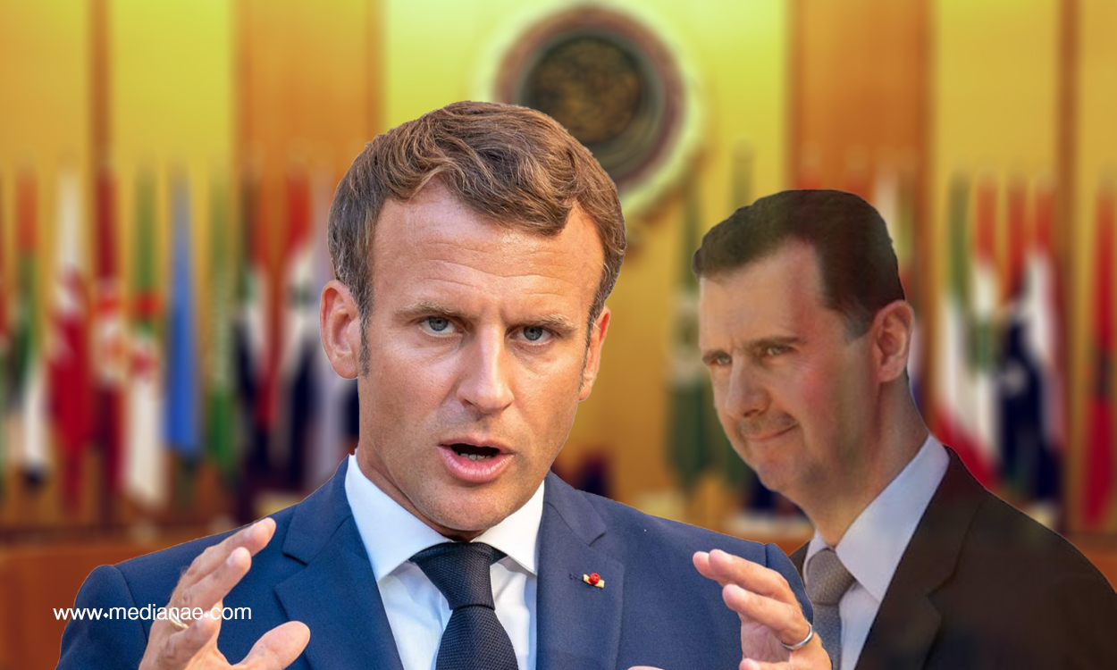 ماكرون والأسد