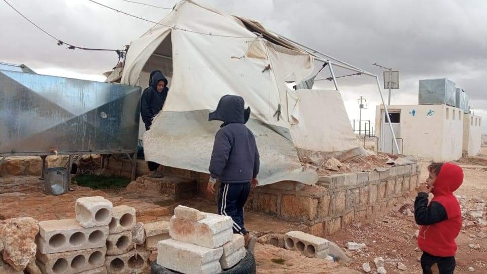 المخيمات في الشمال السوري