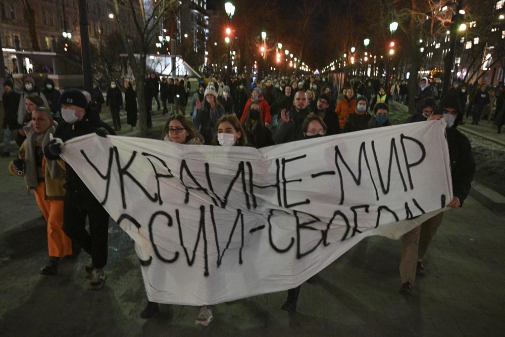مظاهرات في روسيا