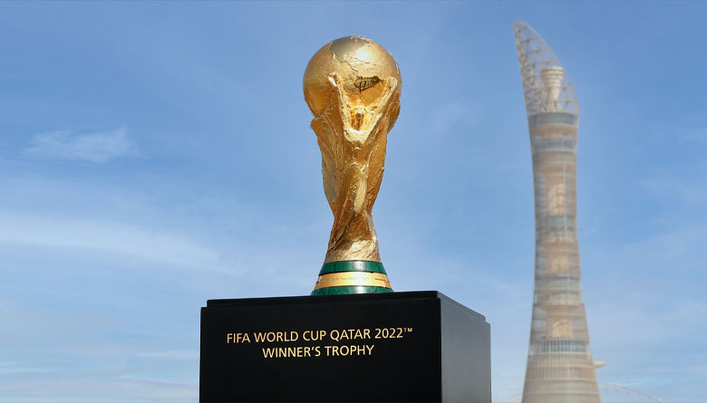 وصول كأس العالم إلى العاصمة القطرية الدوحة