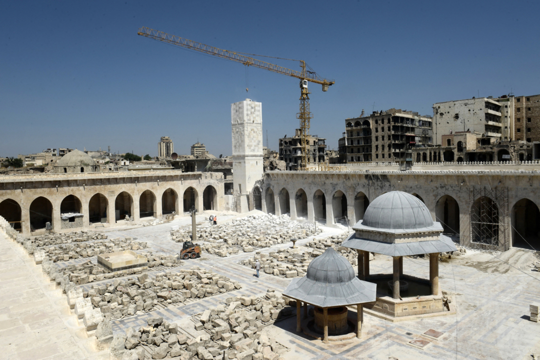 العبث بالهوية المعمارية للجامع الأموي في حلب