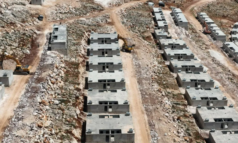 تركيا تطلق مشروع بناء وحدات سكنية في سوريا